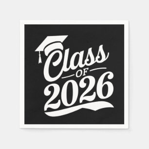 Class Of 2026 Proud Graduate Graduation Napkins