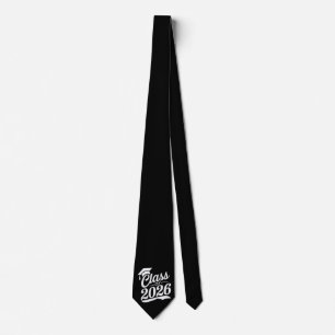 Class Of 2026 Proud Graduate Graduation Neck Tie