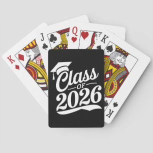 Class Of 2026 Proud Graduate Graduation Poker Cards