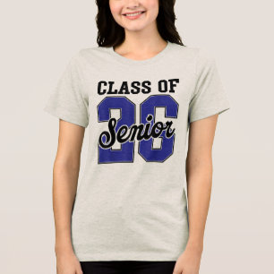 Class Of 2026 Senior 2026 First Day Of School  Tri-Blend Shirt