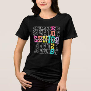 Class of 2026 Senior 2026 Graduation Student 2026 Tri-Blend Shirt