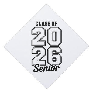 Class Of 2026 Senior 26 Graduation Graduate Cap Topper
