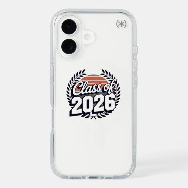 Class of 2026 Senior Back to School Speck iPhone Case (Front)
