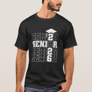 Class Of 2026 Senior Graduation 2026 Volleyball Pl T-Shirt