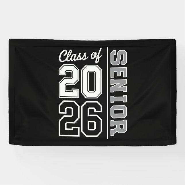 Class Of 2026 Senior Graduation 26 Graduate Banner (Horizontal)