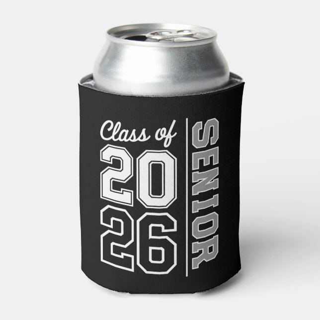 Class Of 2026 Senior Graduation 26 Graduate Can Cooler (Can Front)
