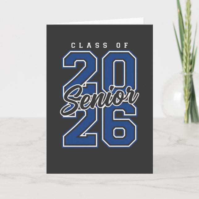 Class of 2026 Senior Graduation Gift for Seniors Card (Front)