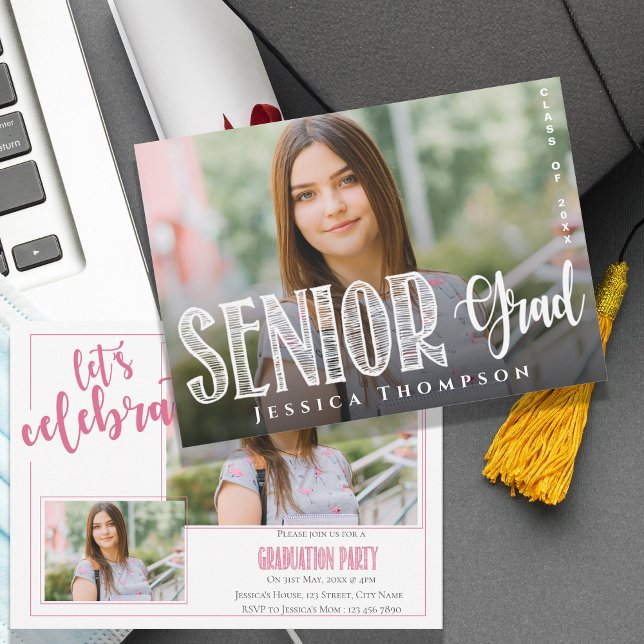 Class of 2026 Senior Photo Graduation Party Invitation (Class of 2026 Senior Photo Graduation Party Invitation)