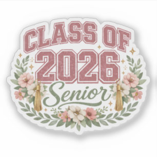 Class of 2026 Senior Stickers   Graduation 2026 