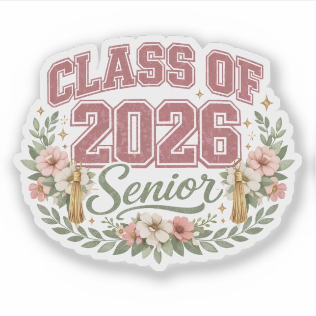 Class of 2026 Senior Stickers | Graduation 2026  (Front)