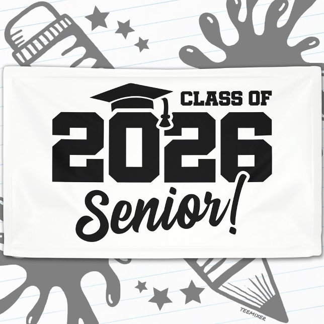 Class of 2026 Senior Varsity Graduation Fun Quote Banner (Creator Uploaded)