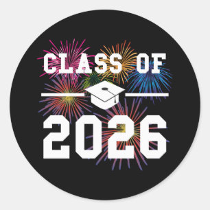 Class Of 2026 Senior Year Classic Round Sticker