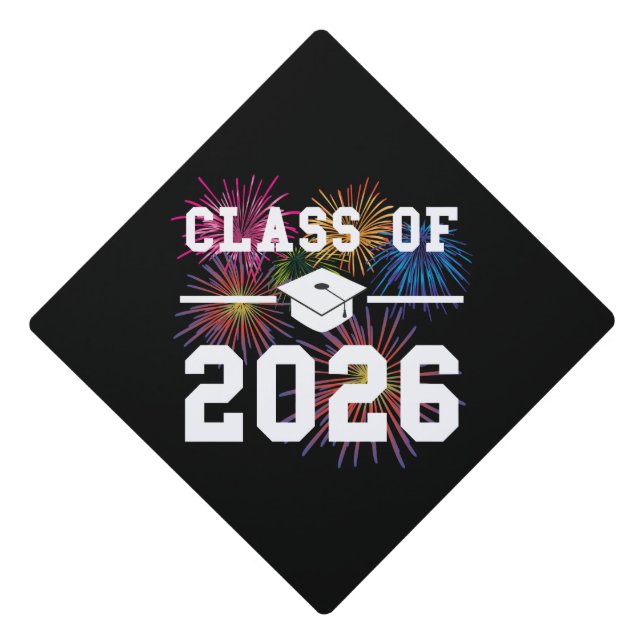Class Of 2026 Senior Year Graduation Cap Topper (Front)