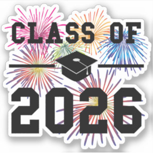 Class Of 2026 Senior Year Sticker