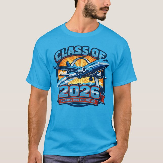 Class of 2026 - Soaring into the Future T-Shirt (Front)
