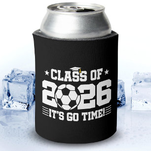 Class of 2026 Soccer Graduation It’s Go Time Quote Can Cooler