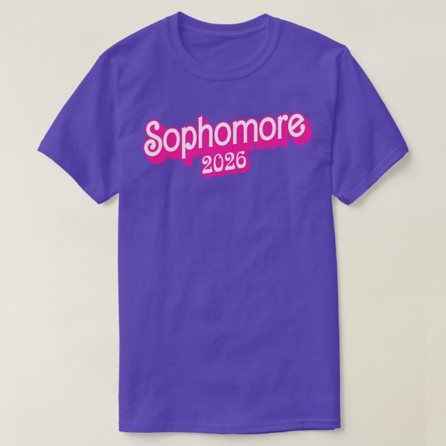 Class of 2026 Sophomore Gifts Funny Sophomore 2026 T-Shirt (Design Front)