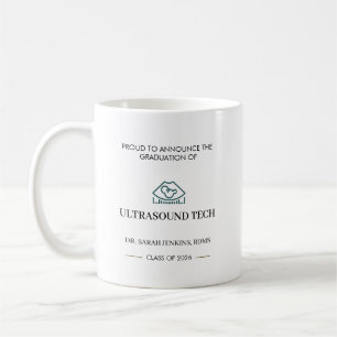 Class of 2026 Ultrasound Tech RDMS Graduation Coffee Mug