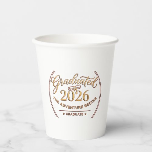 Class of 2026 / Vasos Graduación Paper Cups