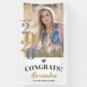 Class of 2026 Vertical Photo Graduation Banner
