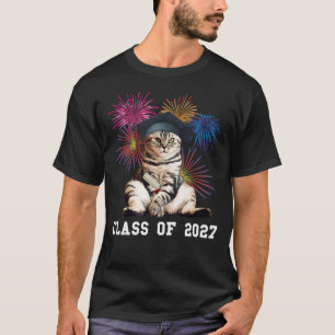 Class of 2027 Cat Lover T-Shirt