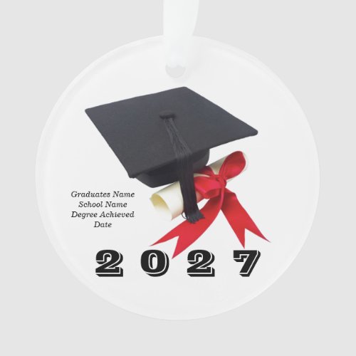 Class of 2027 Graduation Day by Janz Ornament
