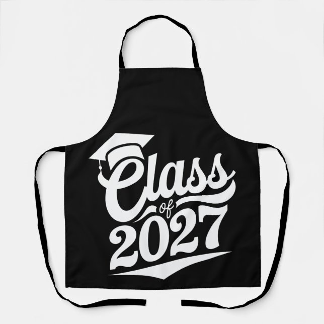 Class Of 2027 Graduation Graduate Apron (Front)