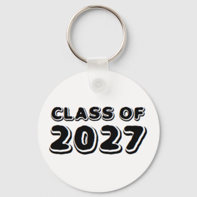 class of 2027 keychain (Front)