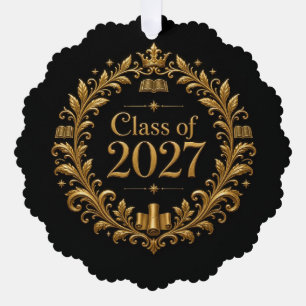 Class of 2027 ornament card