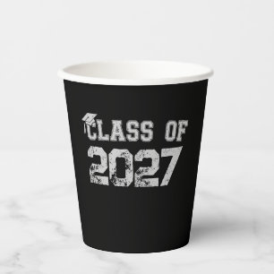 Class Of 2027 Senior Graduation 2026 Graduate Paper Cups