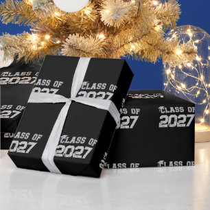 Class Of 2027 Senior Graduation 2026 Graduate Wrapping Paper