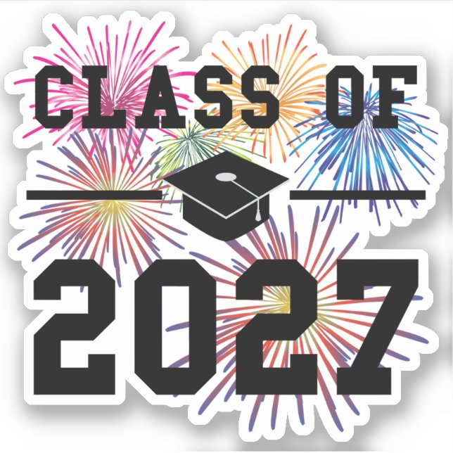 Class Of 2027 Senior Year Sticker (Front)