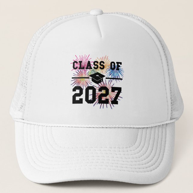 Class Of 2027 Senior Year Trucker Hat (Front)