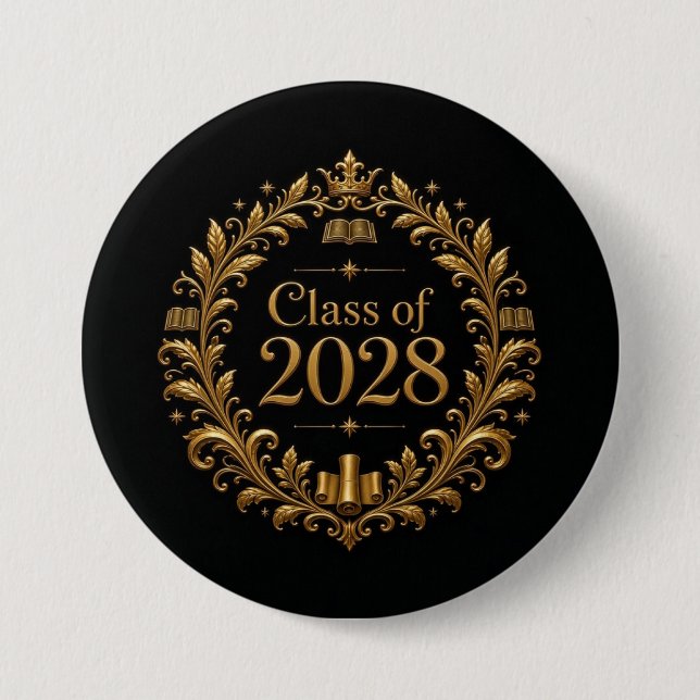 Class of 2028 button (Front)