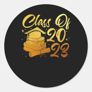 Class of 2028 Graduation Students Bachelor_s Hat S Classic Round Sticker