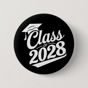 Class Of 2028 Proud Graduate Graduation Button