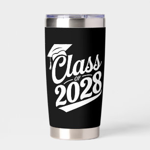 Class Of 2028 Proud Graduate Graduation Insulated Tumbler