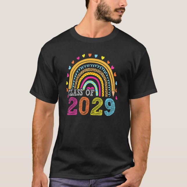 Class Of 2029  Pre K Graduate Preschool Graduation T-Shirt (Front)