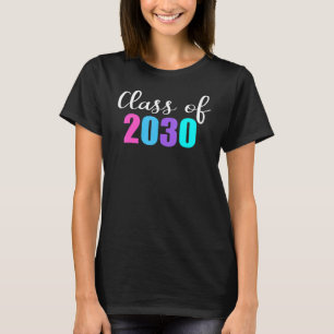 Class Of 2030 1st Grade Onto 2nd Grade Graduation T-Shirt