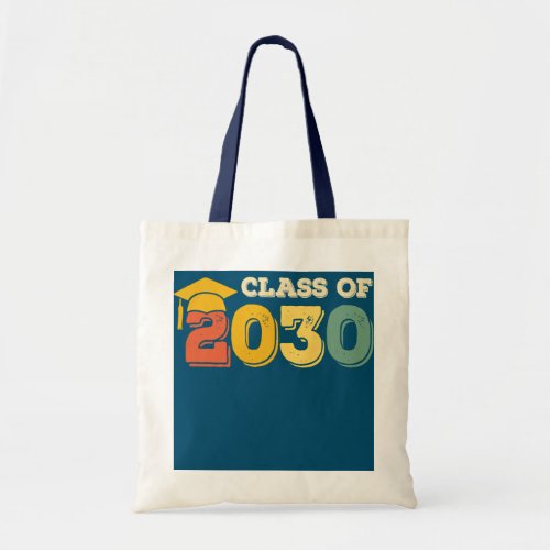 Class Of 2030 Boy Girl First Day Of School Tote Bag