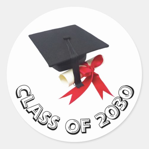 Class of 2030 Cap and Diploma Sticker by Janz