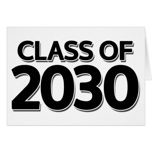Class of 2030 cards (Front Horizontal)