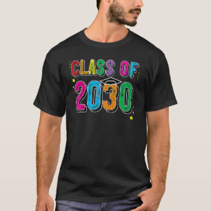 Class Of 2030 Grow With Me First Day Of School T-Shirt