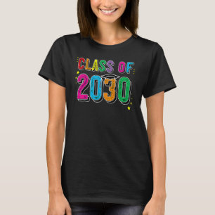 Class Of 2030 Grow With Me  First Day Of School T-Shirt