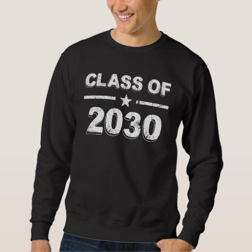 Class Of 2030 Grow With Me Graduation First Day Of Sweatshirt