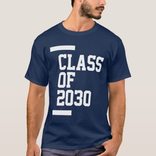 Class of 2030 _ Senior Graduation School T_Shirt