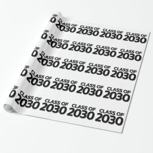 Class of 2030 wrapping paper