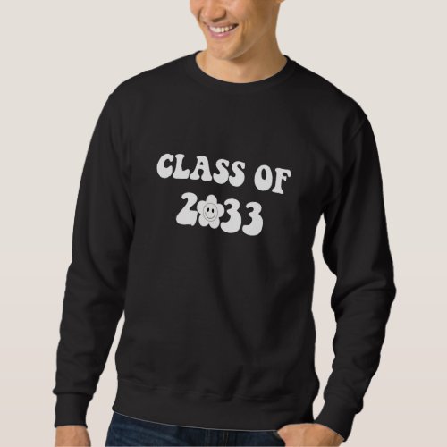 Class Of 2033 Grow With Me Kindergarten Pre k Grad Sweatshirt