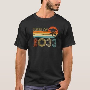 Class Of 2033 Grow With Me Pre K Graduate Vintage T-Shirt