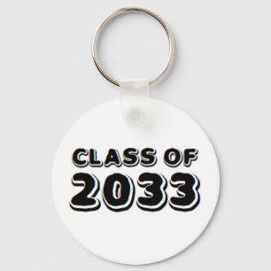 class of 2033 keychain